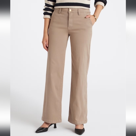 Kut from the Kloth Denim - NWT Kut From The Kloth Jodi High-Rise Wide Leg Tan Jeans